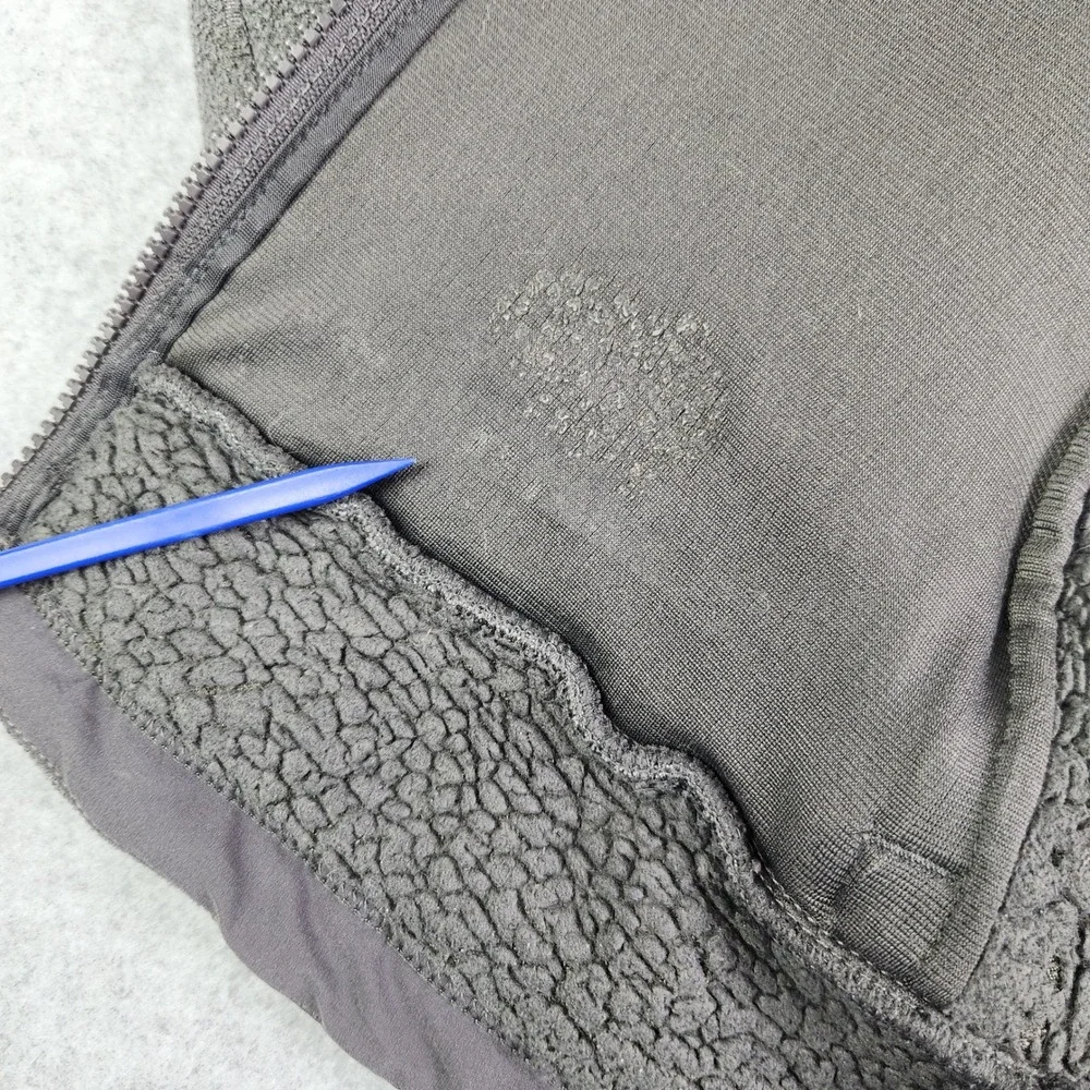 The North Face Fleece Hoodie Mens Medium Gray Sherpa Lined Activewear Full‎ Zip